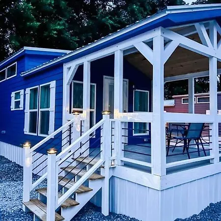 2 Villa D'Azur Luxury Tiny House Mins To Lake Guntersville, Downtown, Firepit Exterior foto