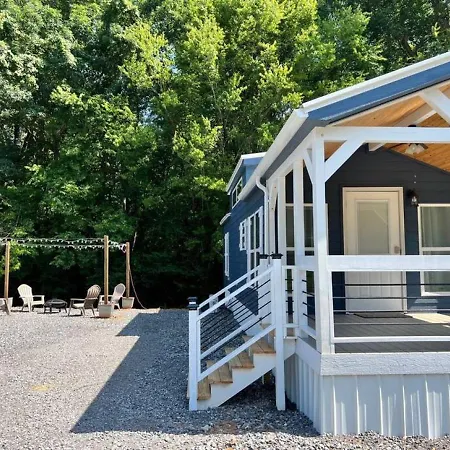 2 Villa D'Azur Luxury Tiny House Mins To Lake Guntersville, Downtown, Firepit Exterior foto